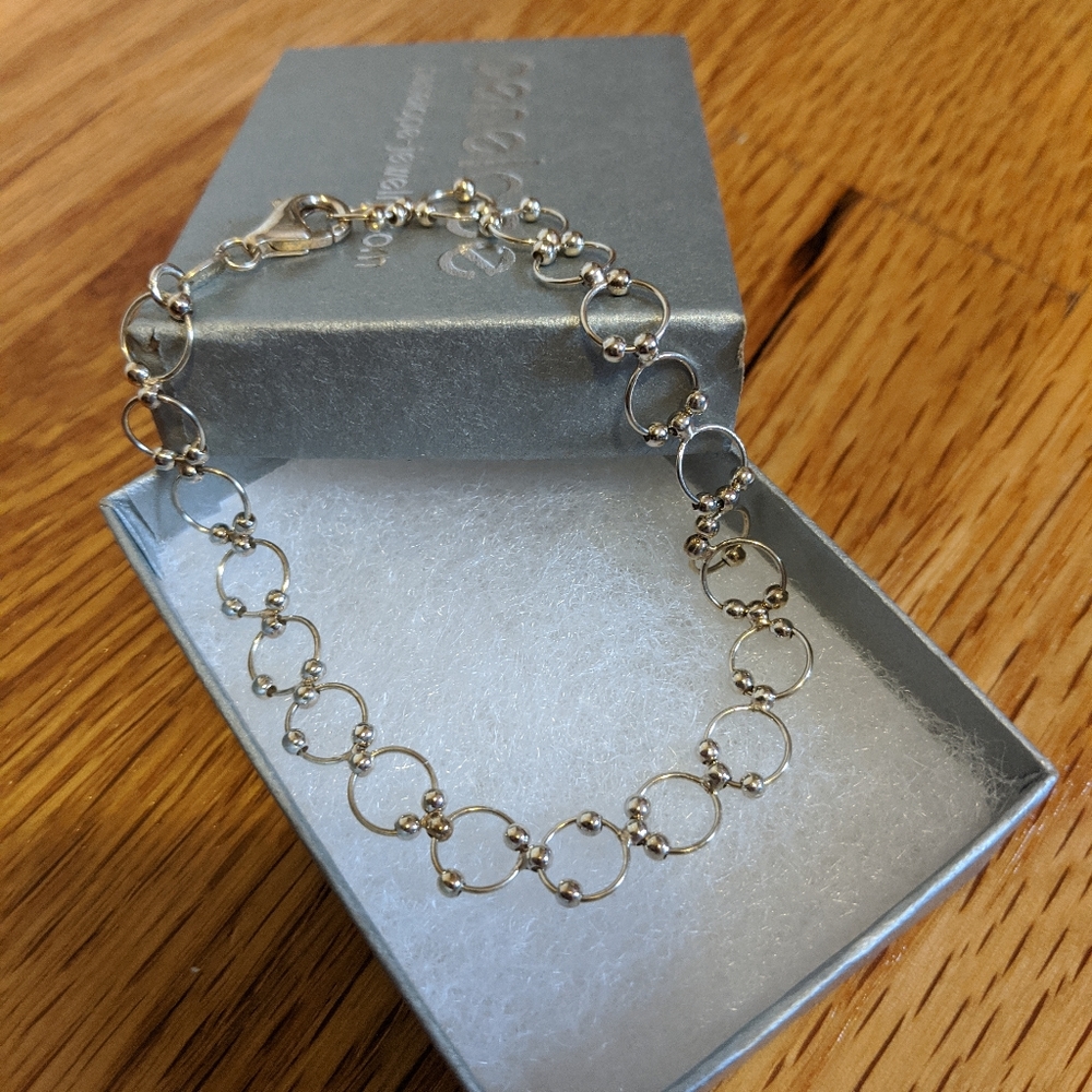 Penelope Delicate Silver Link Bracelet